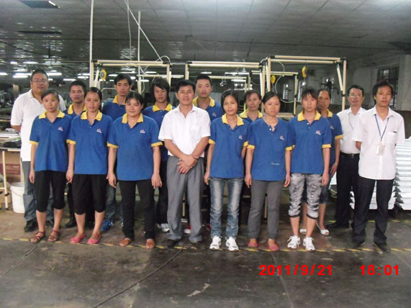 共聚一堂齊賀信華電器第一條樣板單元線產(chǎn)能達標