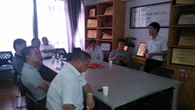 弘宇高層到我司參觀交流 雙方共謀合作助弘宇高飛