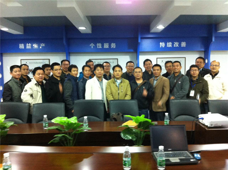 參觀高勝樣板企業(yè)實(shí)施效果 分享企業(yè)精益推進(jìn)取得成效