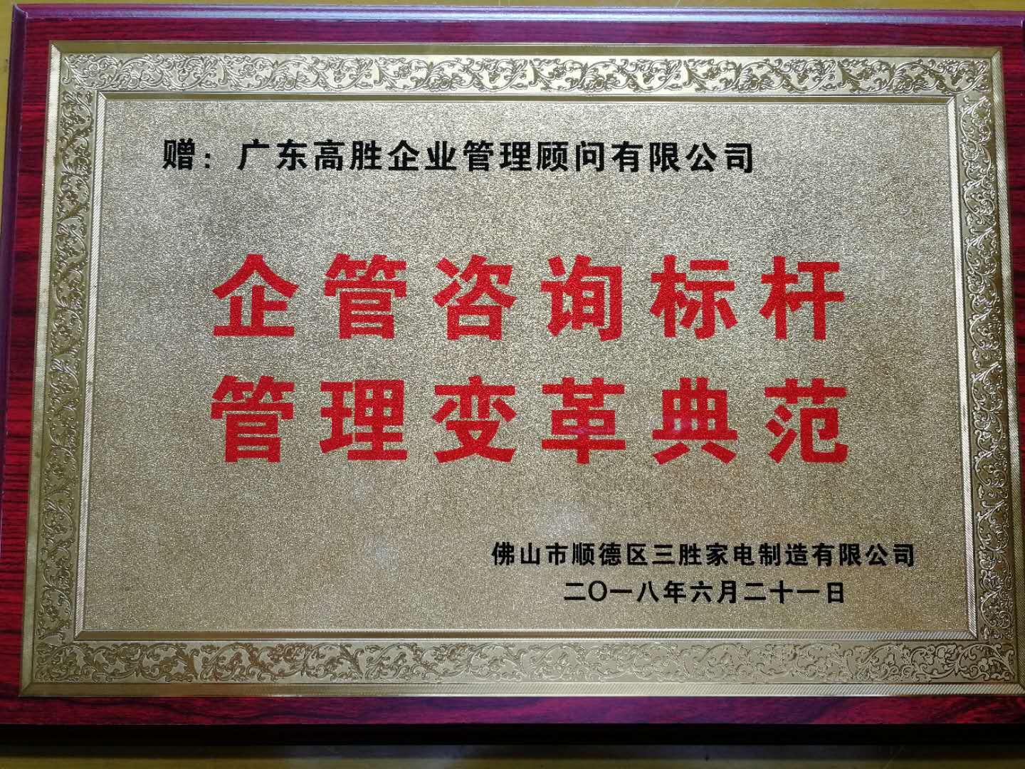 喜迅！三勝項(xiàng)目完美驗(yàn)收，高勝咨詢(xún)?cè)偬泶T果！